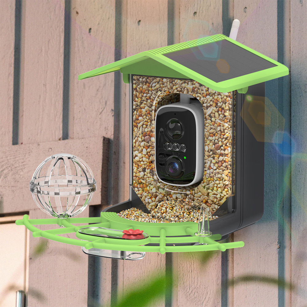 Smart Bird Feeder Camera - Wild Bird Feeder AI Identify Solar