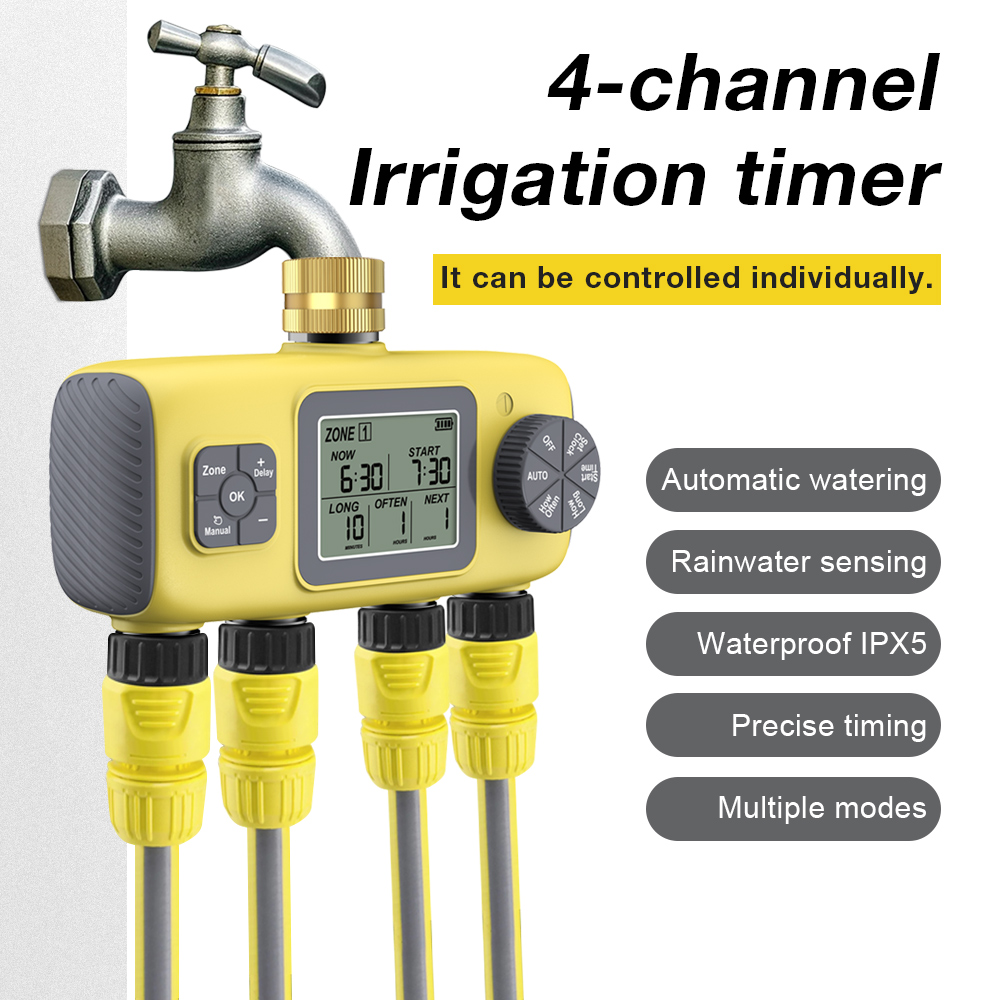 Smart Garden Technology - Automatic Watering System Irrigation Timer Brass