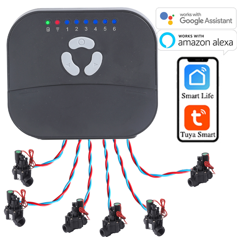 Smart Garden Refill - 6 Zone WIFI Connect Tuya Smart