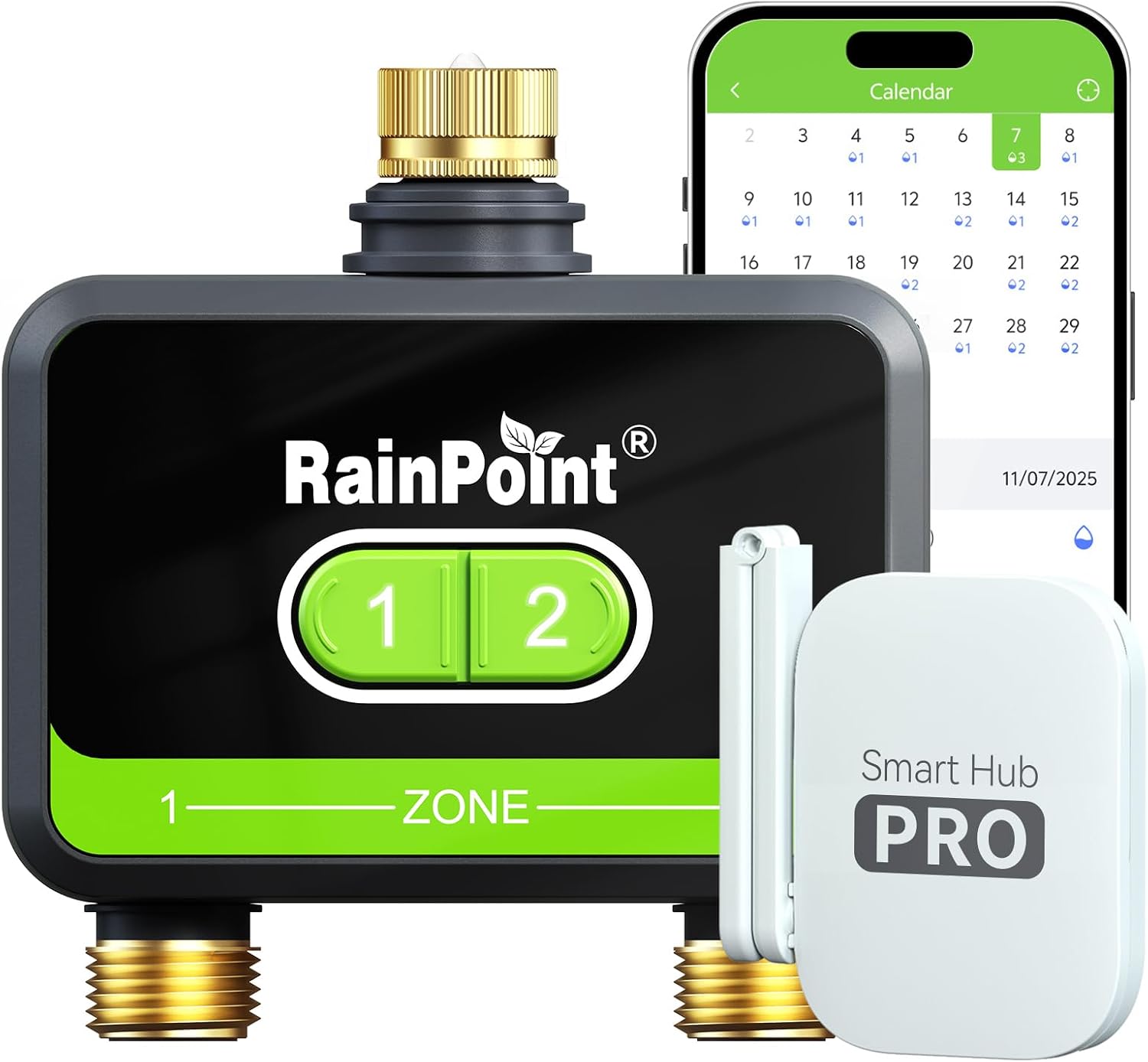 Smart Garden System - 2-Zone Smart WiFi Water Timer for
