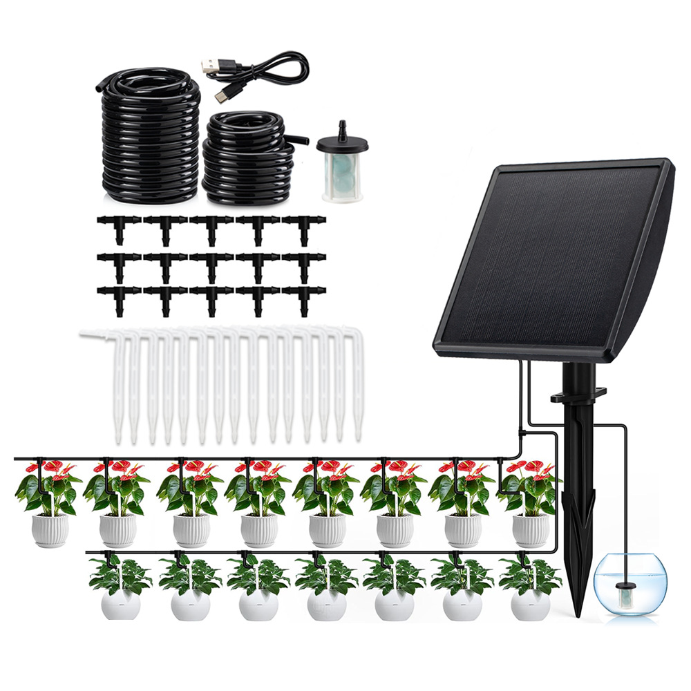 Smart Garden System - Solar Automatic Drip Irrigation Pump Smart