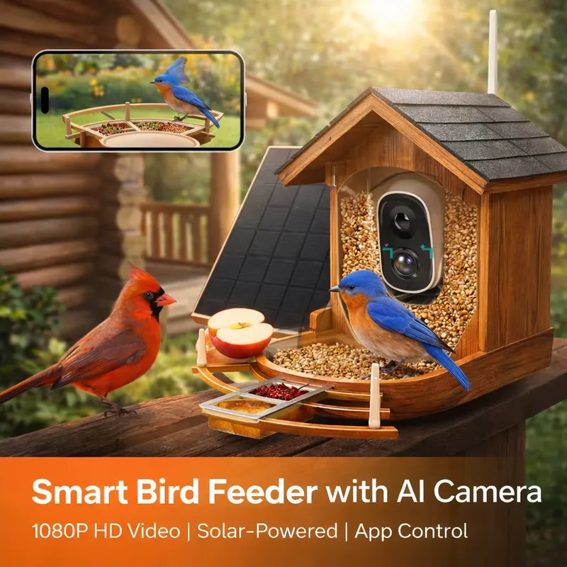 Smart Automatic Bird Feeder wi - đánh giá và giá Smart Bird Feeder Camera