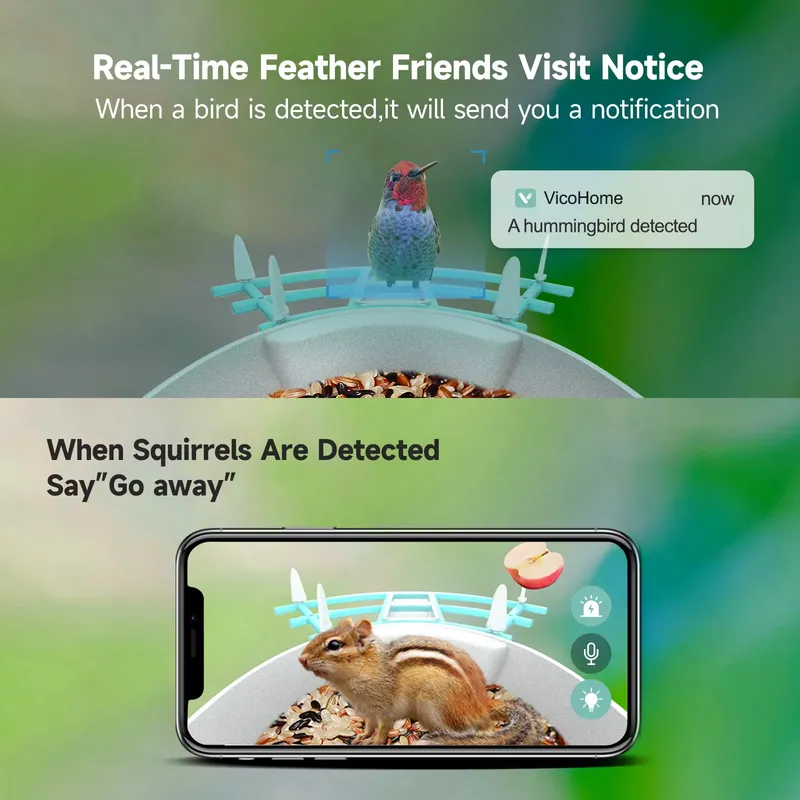 Smart Automatic Bird Feeder wi - đánh giá và giá Smart Bird Feeder Camera