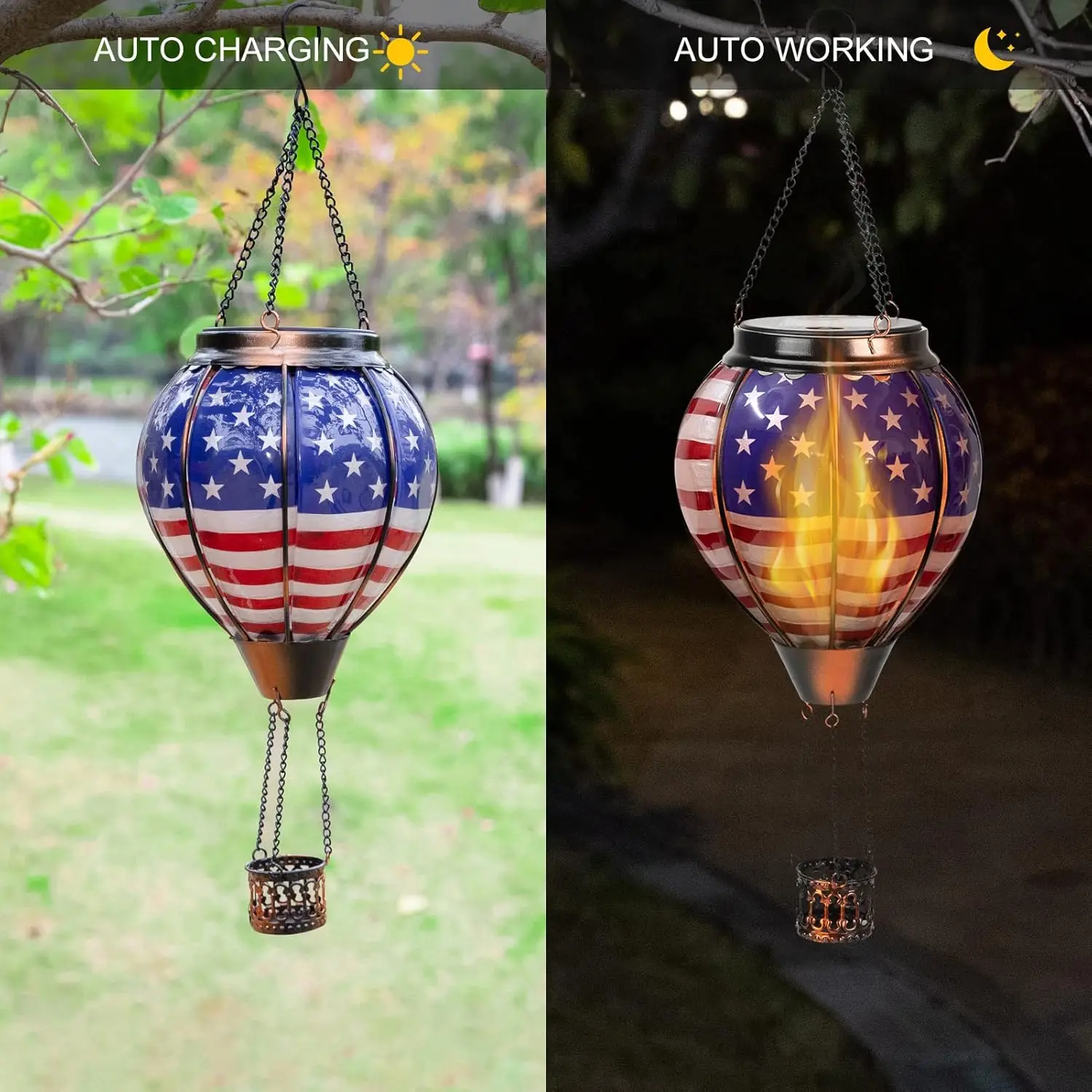 Hot Air Balloon Solar Lantern  - đánh giá và giá Smart Garden Balloon