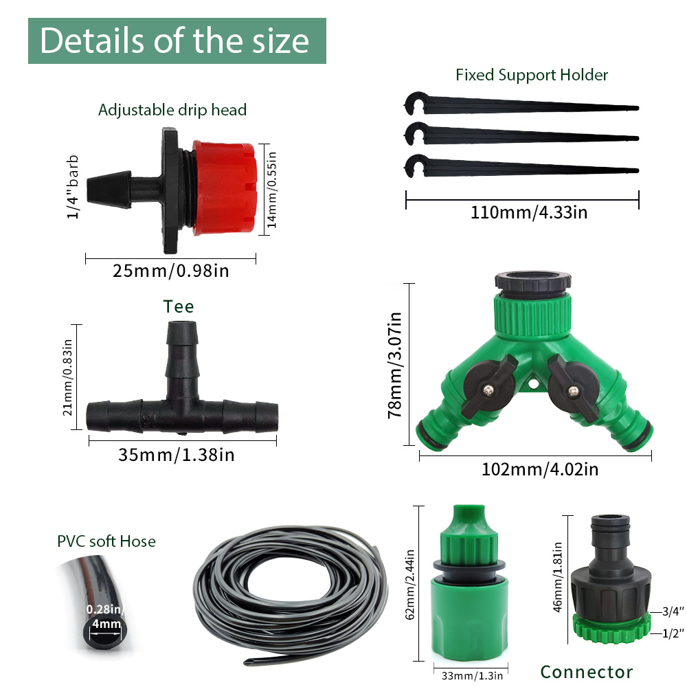 Greenhouse 15M-30M DIY Drip Ir - đánh giá và giá Smart Garden Technology