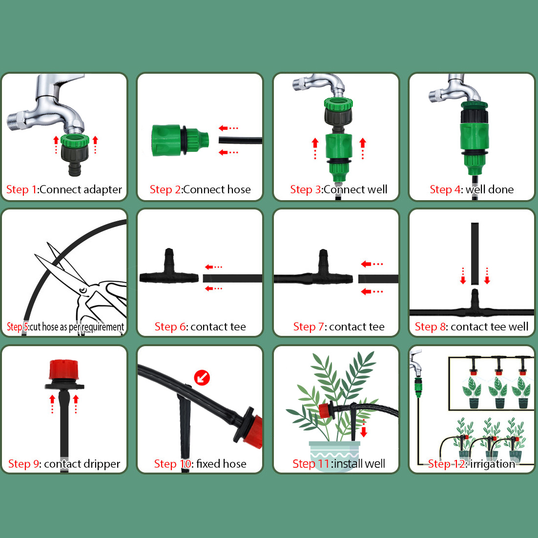 Greenhouse 15M-30M DIY Drip Ir - đánh giá và giá Smart Garden Technology