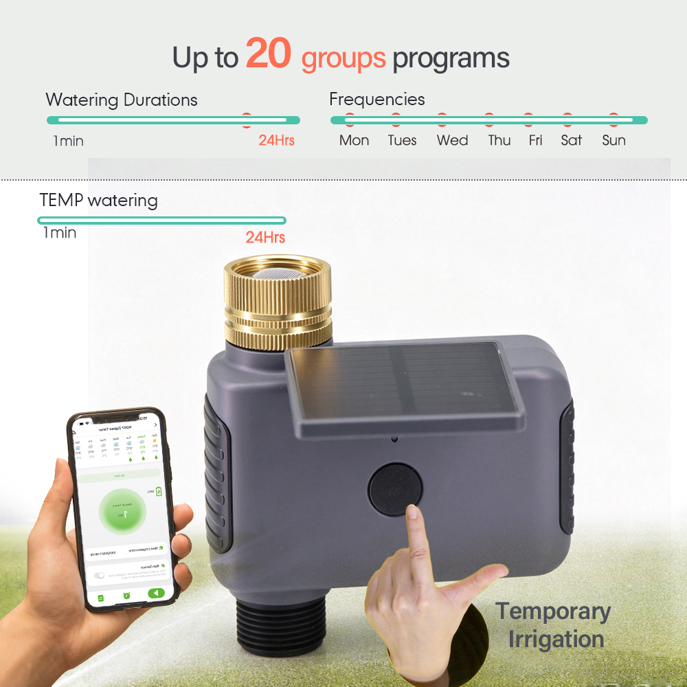 BSP/NPT Tuya Smart Solar Wifi  - đánh giá và giá Smart Garden Refill