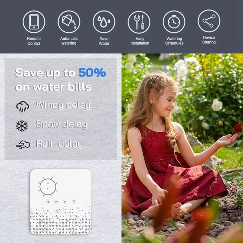 Tuya WiFi Smart Sprinkler Cont - đánh giá và giá Smart Garden Watering