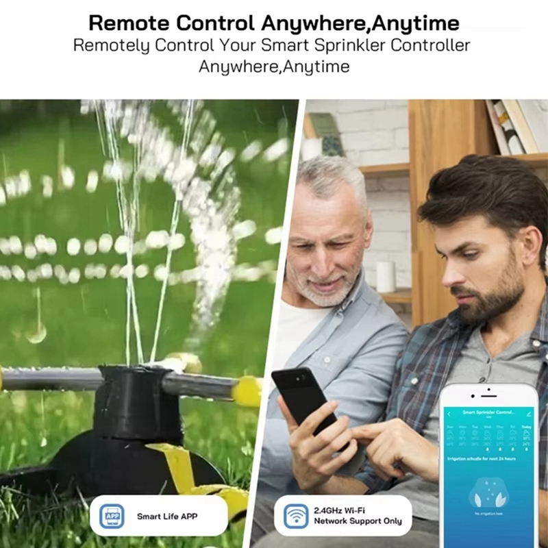 Tuya WiFi Smart Sprinkler Cont - đánh giá và giá Smart Garden Watering