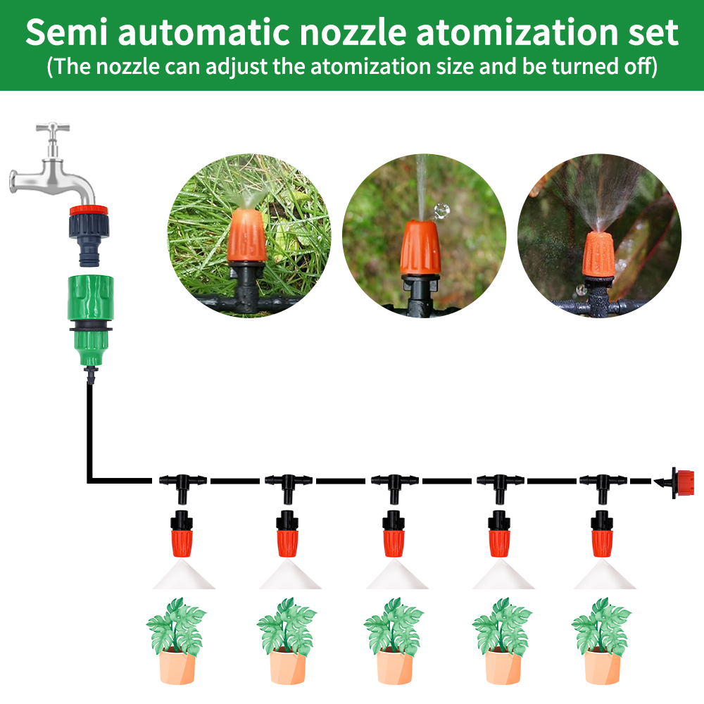 Fog Nozzles Irrigation Kit 5M- - đánh giá và giá Smart Garden Technology