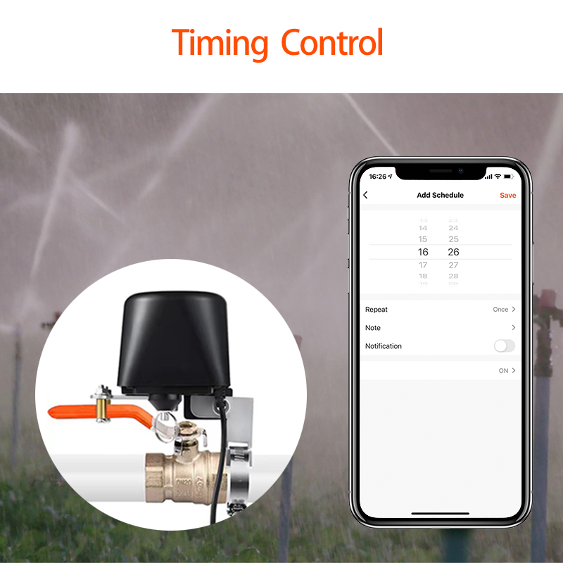 ZigBee Water/Gas Valve Remote  - đánh giá và giá Smart Garden System