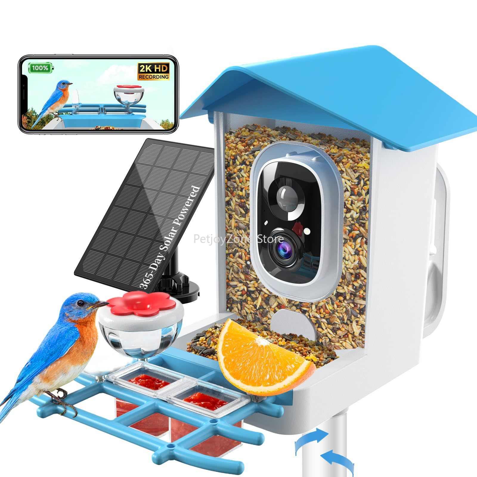 Smart Bird Feeder Camera 2K Li - đánh giá và giá Smart Bird Feeder Camera