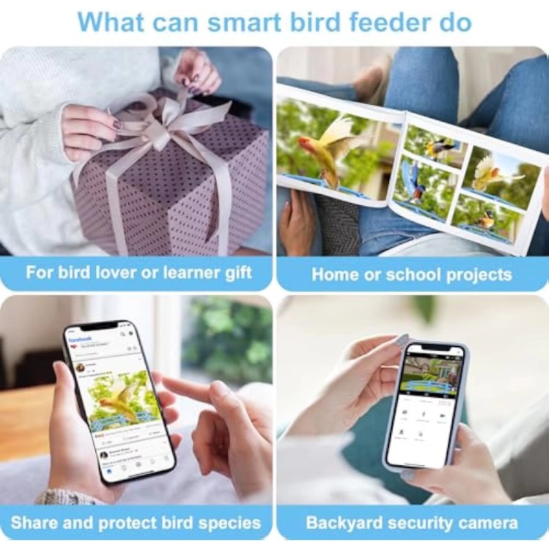 Smart Bird Feeder With Camera  - đánh giá và giá Smart Bird Feeder Camera
