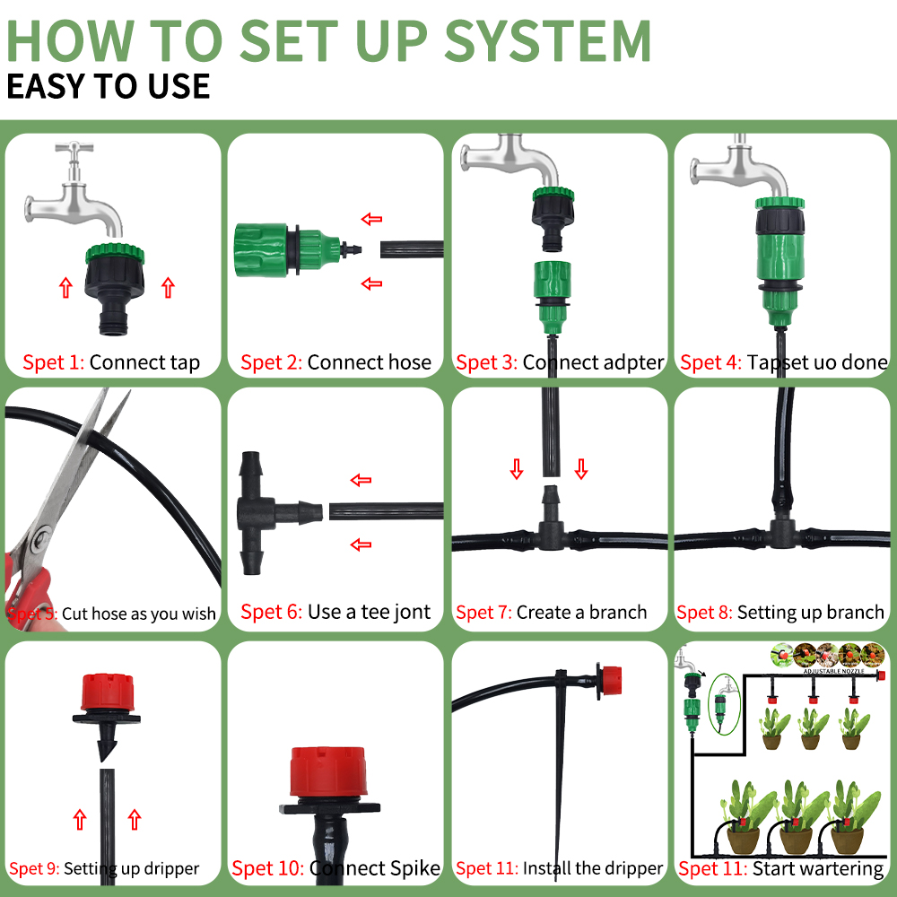 Micro Drip Irrigation System P - đánh giá và giá Smart Garden Technology